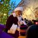 Santa greet families in Kerrytown after the tree lighting on Sunday. Daniel Brenner I AnnArbor.com